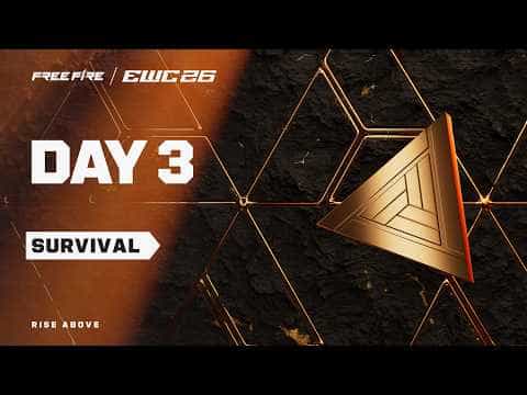 Free Fire at EWC 26 -  Day 3  - Survival Stage