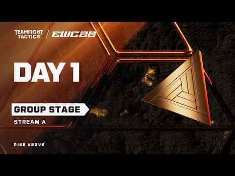 Teamfight Tactics at EWC 26  -  Day 1 - Group Stage - Stream A